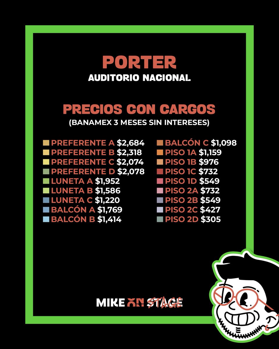 mikeonstage's tweet photo. PORTER: RITUALES 🪙
📌5 Febrero 2026 / Auditorio Nacional

🎟️Preventa Banamex • YA DISPONIBLE!
🎟️Venta General: 17 Julio

Banamex 3MSI 💳

#Porter #PorterRituales #auditorionacional #mikeonstage https://t.co/K1yOf3J3FP