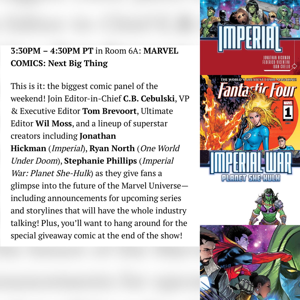 If there was ever a moment to announce a new cosmic on-going (ON-GOING), it’d be here…