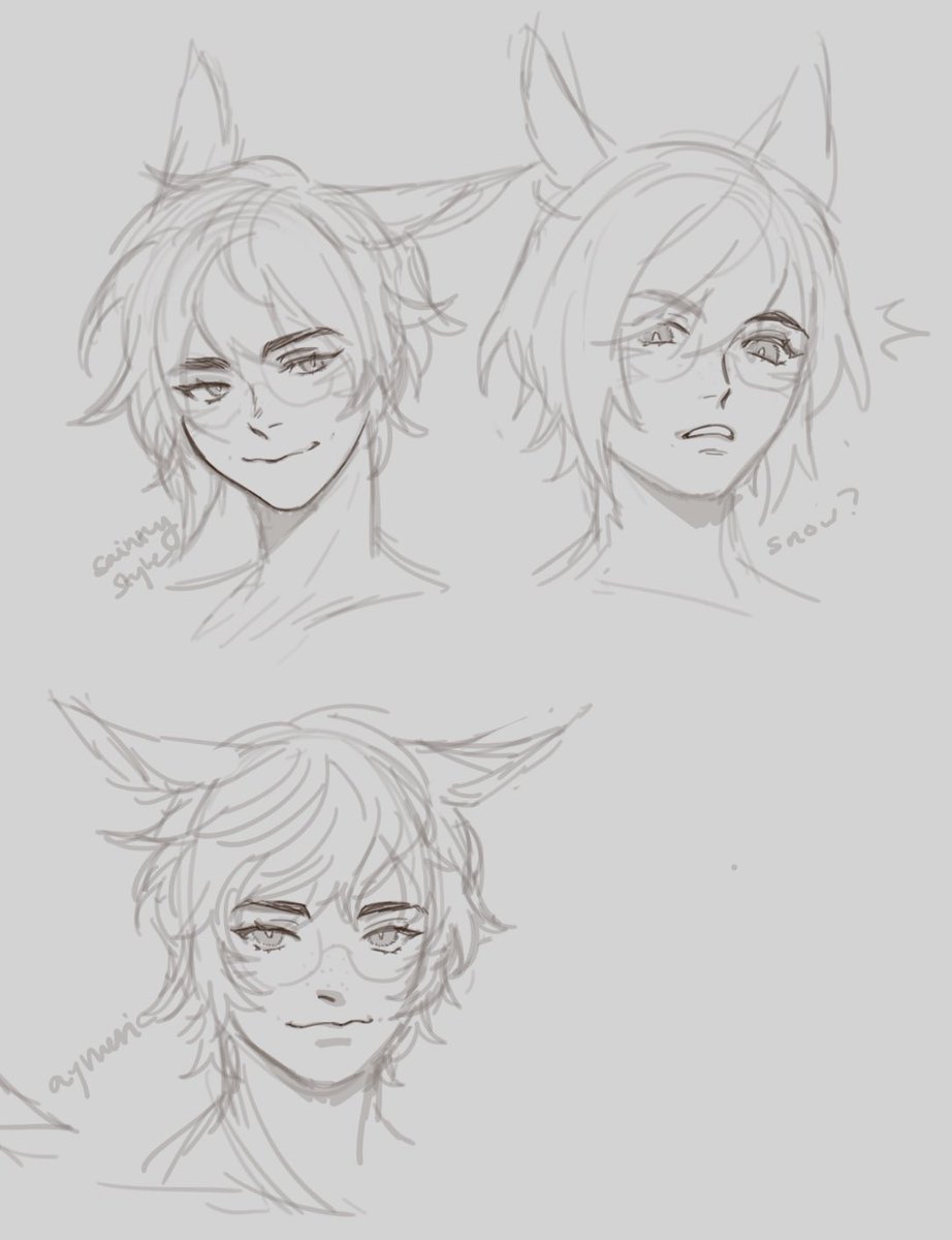 Some of my WOL after last night’s coping mechanisms. I don’t like how the in game hairs are rendered so I take (several) liberties to style them how I want them on her.