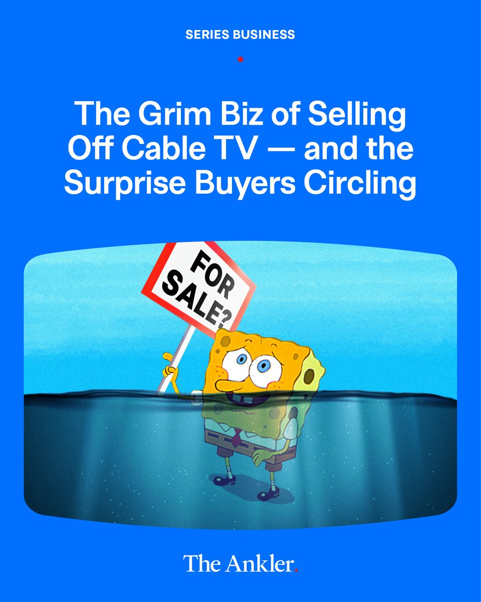 TheAnkler's tweet image. SCOOP: Starz is raising cash to buy Lifetime and History unless Hearst gets there first. Roku’s Charlie Collier and Byron Allen might want cable brands, too. @snoodit and @claireatki see the companies for sale, who’s bidding, and how buyers perceive them
theankler.com/p/the-grim-biz…