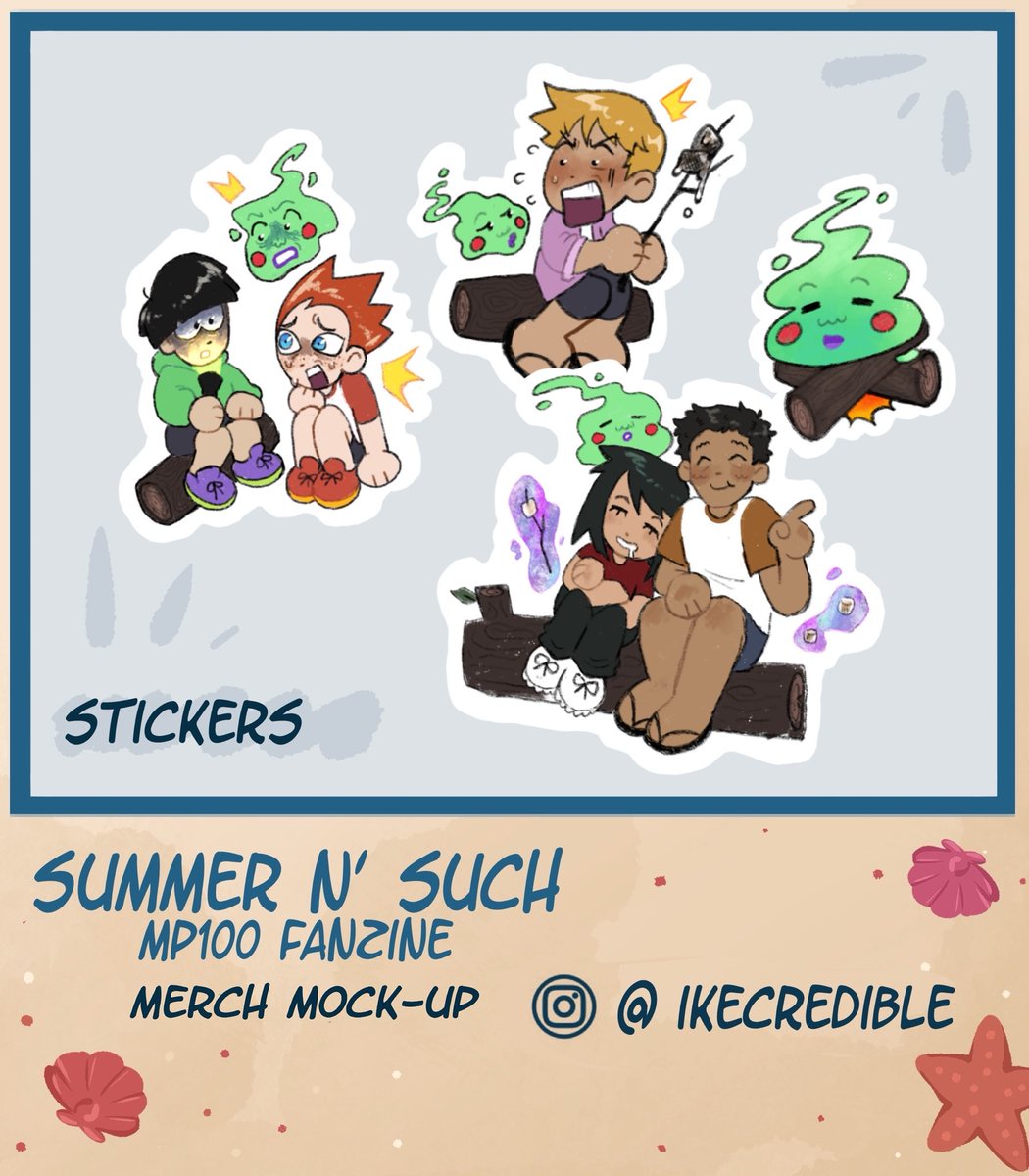 summersnsuch's tweet photo. MERCH PREVIEWS
Next up we have: @/ikecredible on insta!

“Hi! I'm a co-creator of the zine, and working on merch! I love designing merch and using bright colors. Thank you to everyone working on/interested in our zine! :)”

Preorders are open! Link in bio ☀️

#mp100 #fanzine https://t.co/GQKy1NXgsz