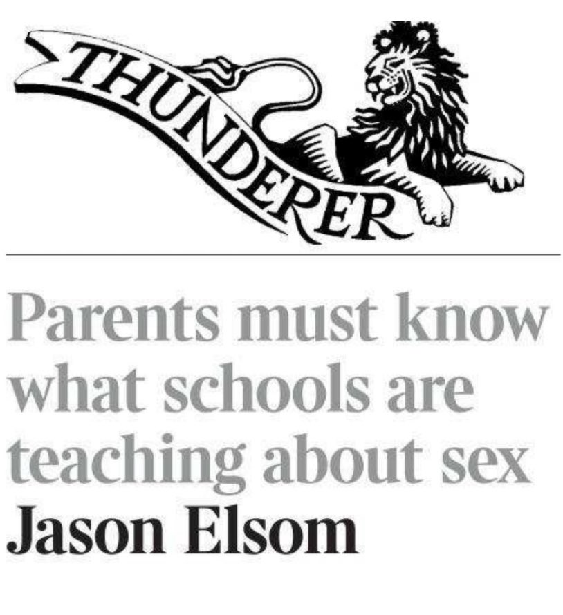 JasonElsom's tweet image. Great to see my Thunderer printed in the Times today… on the role of parents when schools teach sex ed…
thetimes.com/article/6fb829…