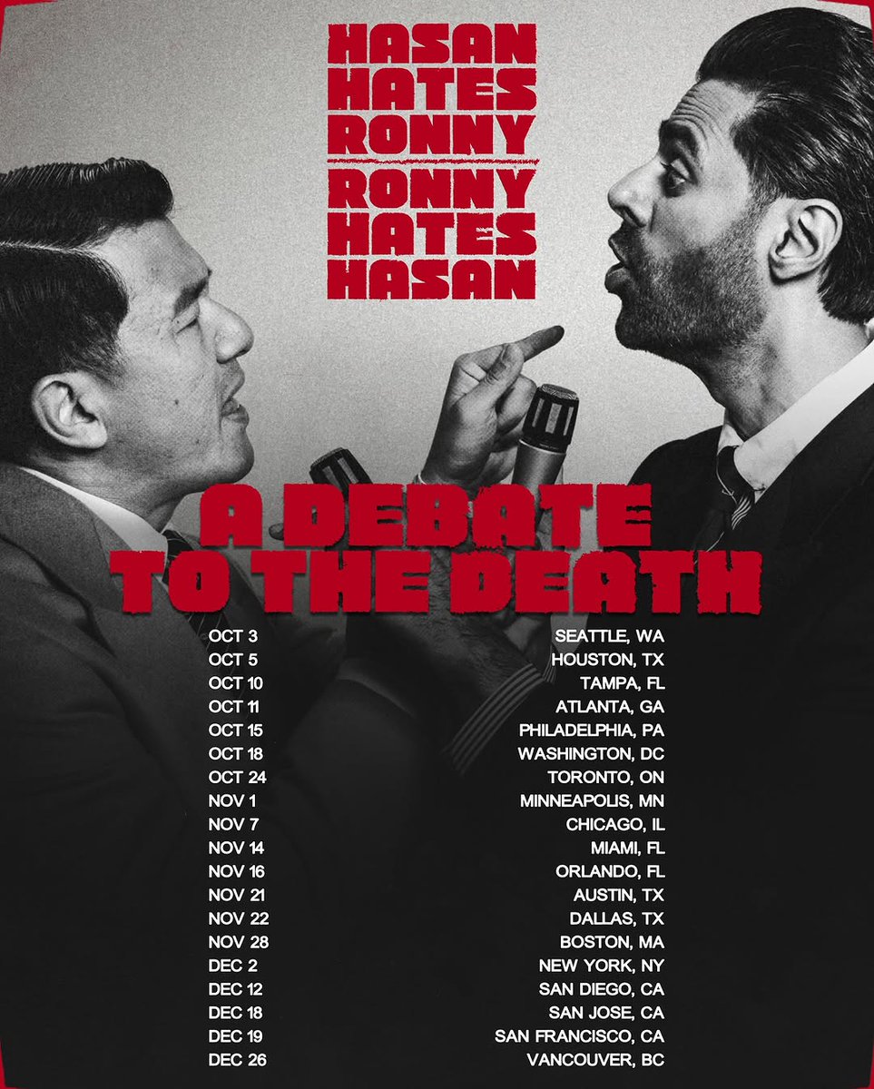 ronnychieng's tweet image. Pre-Sale is LIVE! HATE is the presale code. Available now! RonnyHatesHasan.com