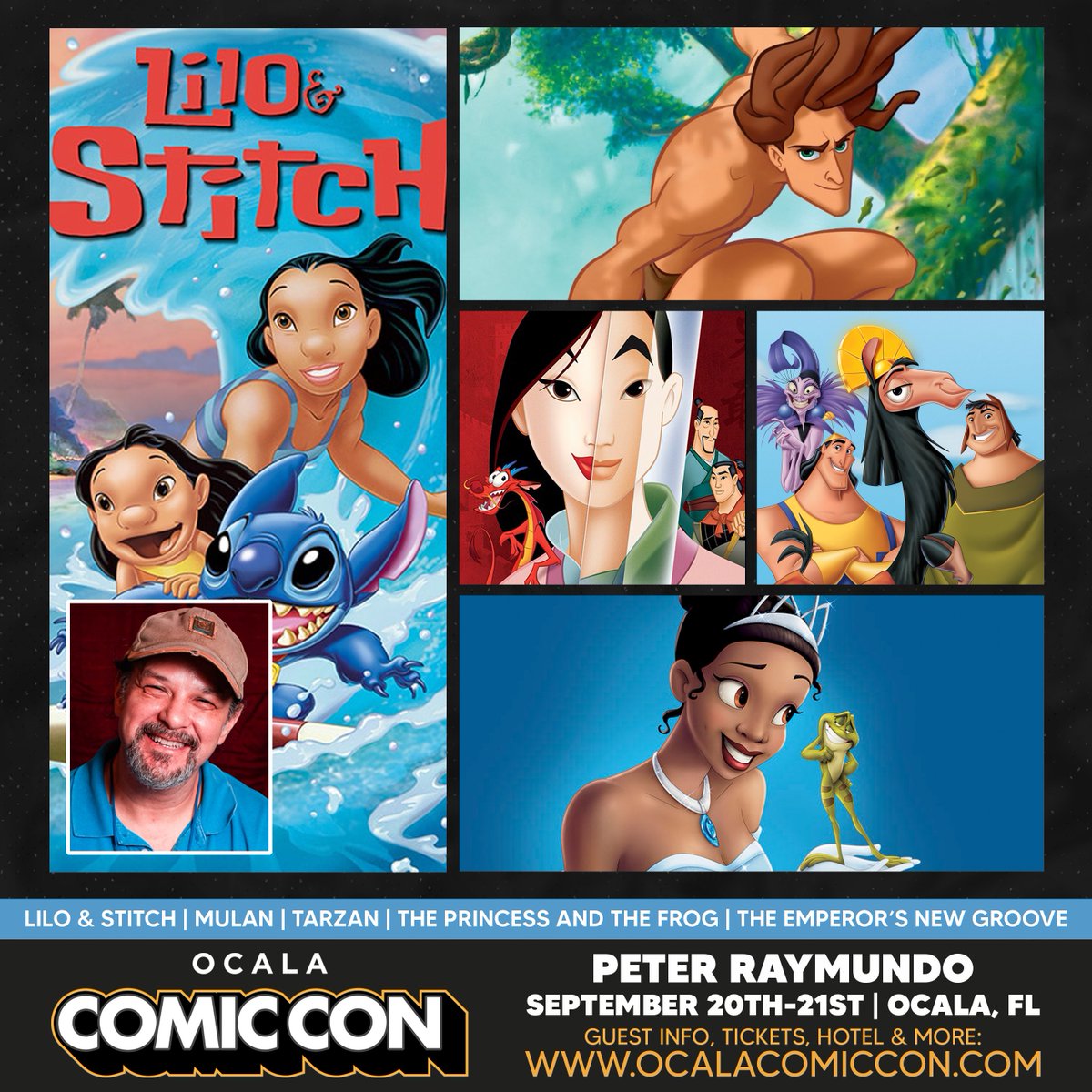 OcalaComicCon's tweet image. Peter Raymundo will be a guest at the September 20-21, 2025 Ocala Comic Con in Ocala, Florida!
Peter will be the artist creating this years official convention poster!
To view the current guest list and pre-order tickets, please visit: ocalacomiccon.com
