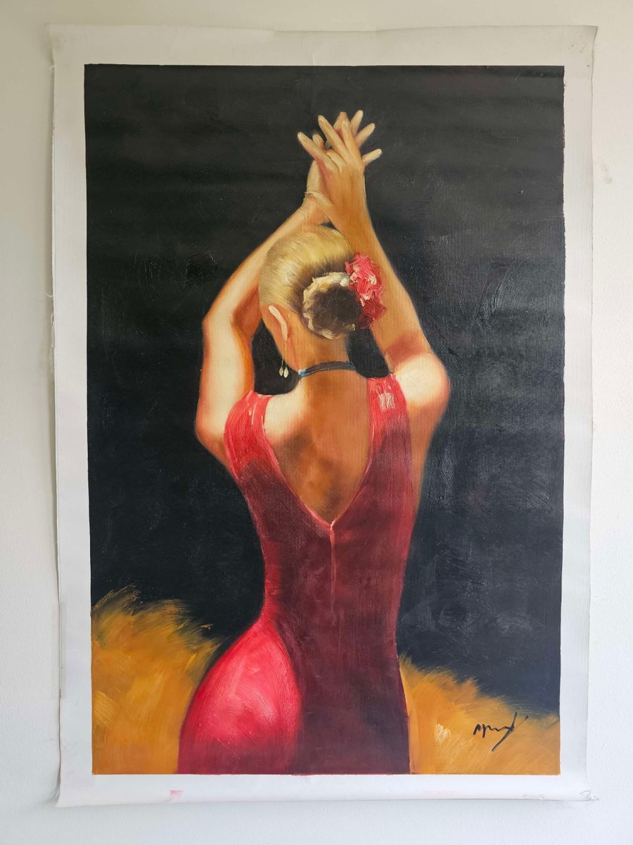 globalinvcorp's tweet photo. Amantes del arte, ¡tenemos algo especial para ustedes! Presentamos 'Flamenco Bailarina', un óleo que expresa la fuerza y la elegancia del flamenco. Descúbrelo aquí: https://t.co/uoDmCxa2hf 
Envio gratis worldwide..
#Flamenco #Arte #Decoración #paintings https://t.co/QFya4yoCNj