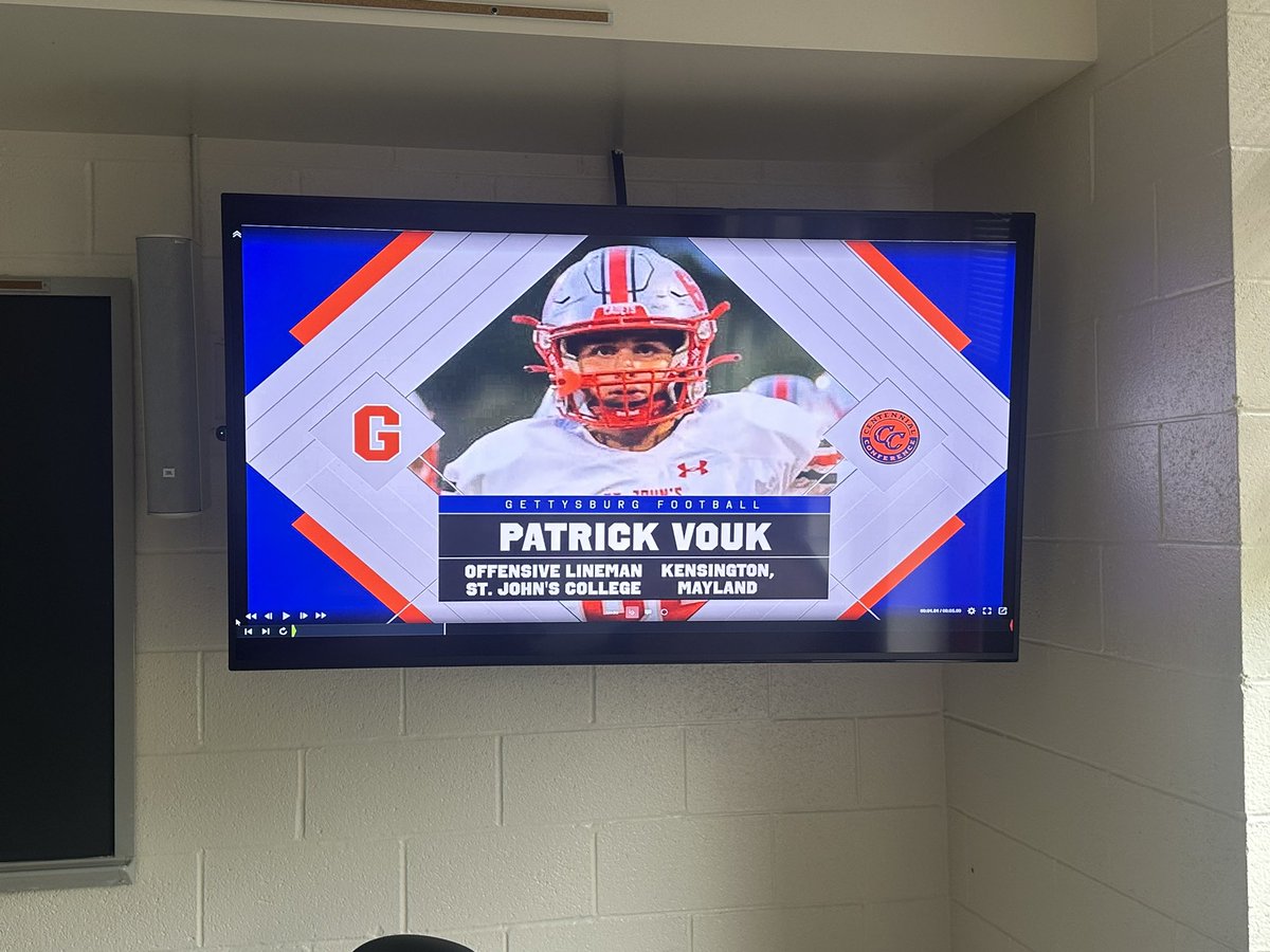 Patrick Vouk (@patrick_vouk) on Twitter photo After a great visit and conversation with <a href="/CoachBPerkins/">Bryce Perkins</a>, I am blessed to receive an offer from <a href="/GburgFB/">Gettysburg College Football</a>!
<a href="/patward71/">Pat Ward</a> <a href="/MikeWard71/">Mike Ward</a> <a href="/RashodGillespie/">Rashod Gillespie M.Ed.</a> <a href="/coachbyrd75/">Coach Byrd</a> <a href="/FATboysOLine/">Coach Mike Dillon</a> After a great visit and conversation with <a href="/CoachBPerkins/">Bryce Perkins</a>, I am blessed to receive an offer from <a href="/GburgFB/">Gettysburg College Football</a>!
<a href="/patward71/">Pat Ward</a> <a href="/MikeWard71/">Mike Ward</a> <a href="/RashodGillespie/">Rashod Gillespie M.Ed.</a> <a href="/coachbyrd75/">Coach Byrd</a> <a href="/FATboysOLine/">Coach Mike Dillon</a>