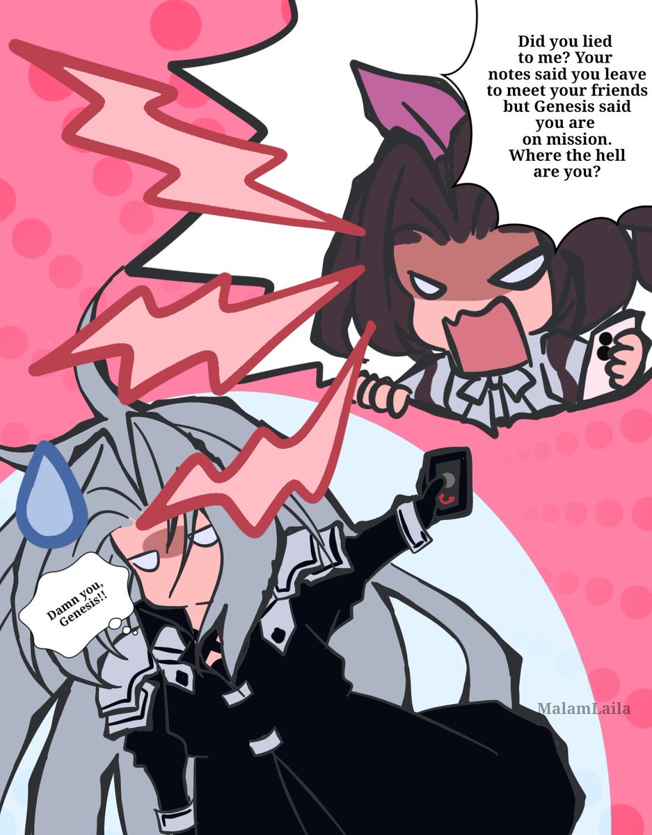 Day 3: Secret notes

🐍🌸
#Aeriseph 
#aerisephweek2025 
#セフィエア