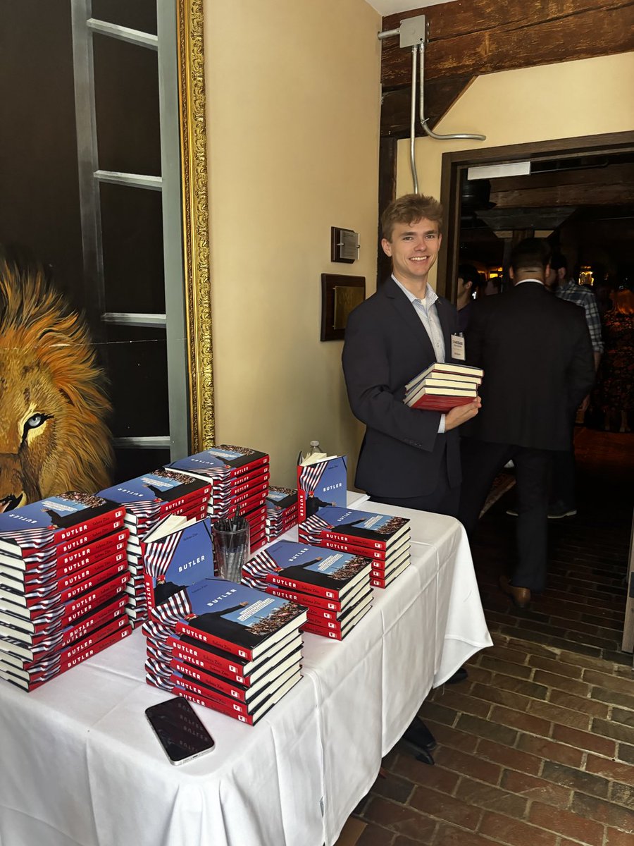 OnMessageInc's tweet image. It’s a book party for BUTLER by ⁦@ZitoSalena⁩!