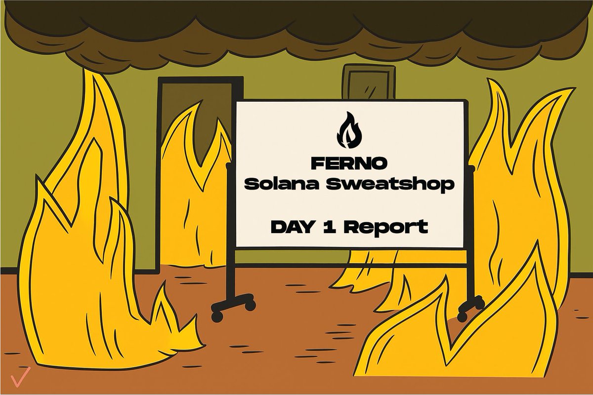 Cptn_Ow's tweet image. GM !
It's time for the first recap of @Ferno_ai Solana Sweatshop.
What a great start, with the visit of @SuperteamUK biggest chads : @ArchTol & @CapinUK ! We benchmarked the venue all together 24H before official launch : Success.
Already 20+ degens visited the sweatshop : Our…