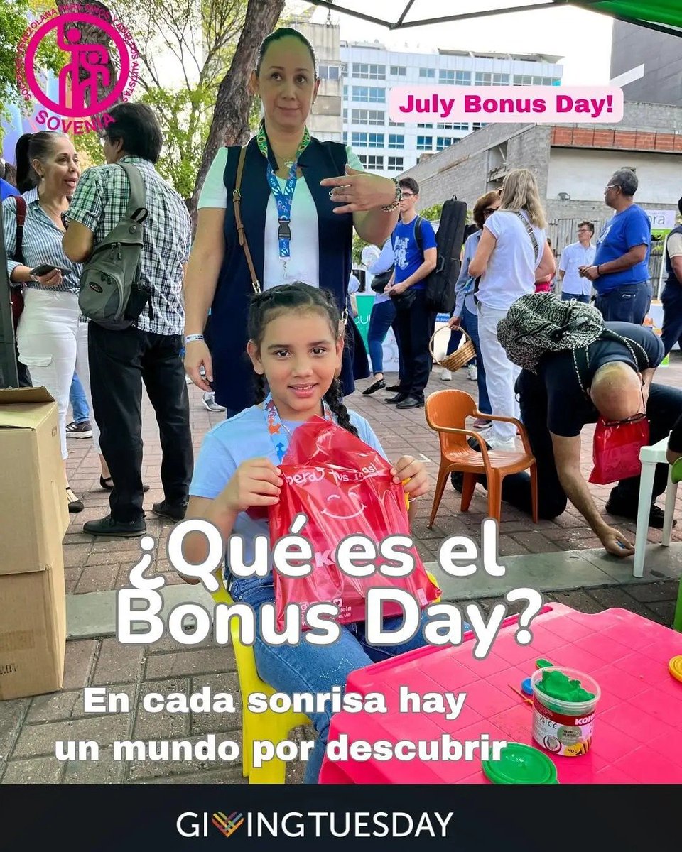 esperanza_eco's tweet image. El equipo de .@SOVENIA  da todo por los niños, adolescentes y adultos autistas de Venezuela. 

#BonusDay Cada donativo de 100$ o + VALE  MÁS si se hace entre hoy 16/07/25 a partir 10:00 am y  mañana 17/07/25 hasta 10 am.

Puedes donar aquí globalgiving.org/projects/consu…

#GlobalGiving