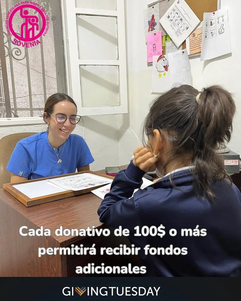 esperanza_eco's tweet image. El equipo de .@SOVENIA  da todo por los niños, adolescentes y adultos autistas de Venezuela. 

#BonusDay Cada donativo de 100$ o + VALE  MÁS si se hace entre hoy 16/07/25 a partir 10:00 am y  mañana 17/07/25 hasta 10 am.

Puedes donar aquí globalgiving.org/projects/consu…

#GlobalGiving