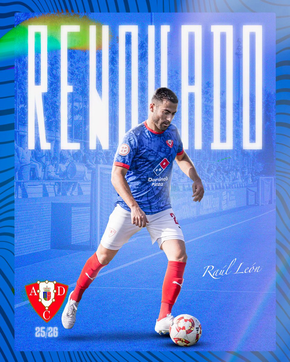 🖋️ ʀᴇɴᴏᴠᴀᴄɪᴏ́ɴ II Raúl León, una temporada más con nosotros 🙌

Tras su gran rendimiento la temporada pasada en 3ra RFEF, Rulo seguirá siendo un muro en Pradillo en nuestro objetivo de recuperar la categoría ✈️

¡Volveremos! 💙
#VamosCala