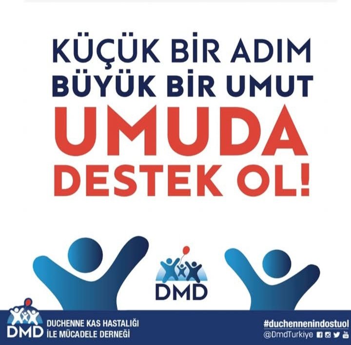 Amacımız DMD Duyulsun 

Farkımız olsun
Farkındalık için
Her Akşam saat 20:00 de
Sende 1 Tweet at
7500 #DMD kas hastası, her bir çocuk için bir tweet, bir kırmızı balon 

🎈🎈🎈🎈🎈🎈🎈🎈
#DMDtedaviBekliyor