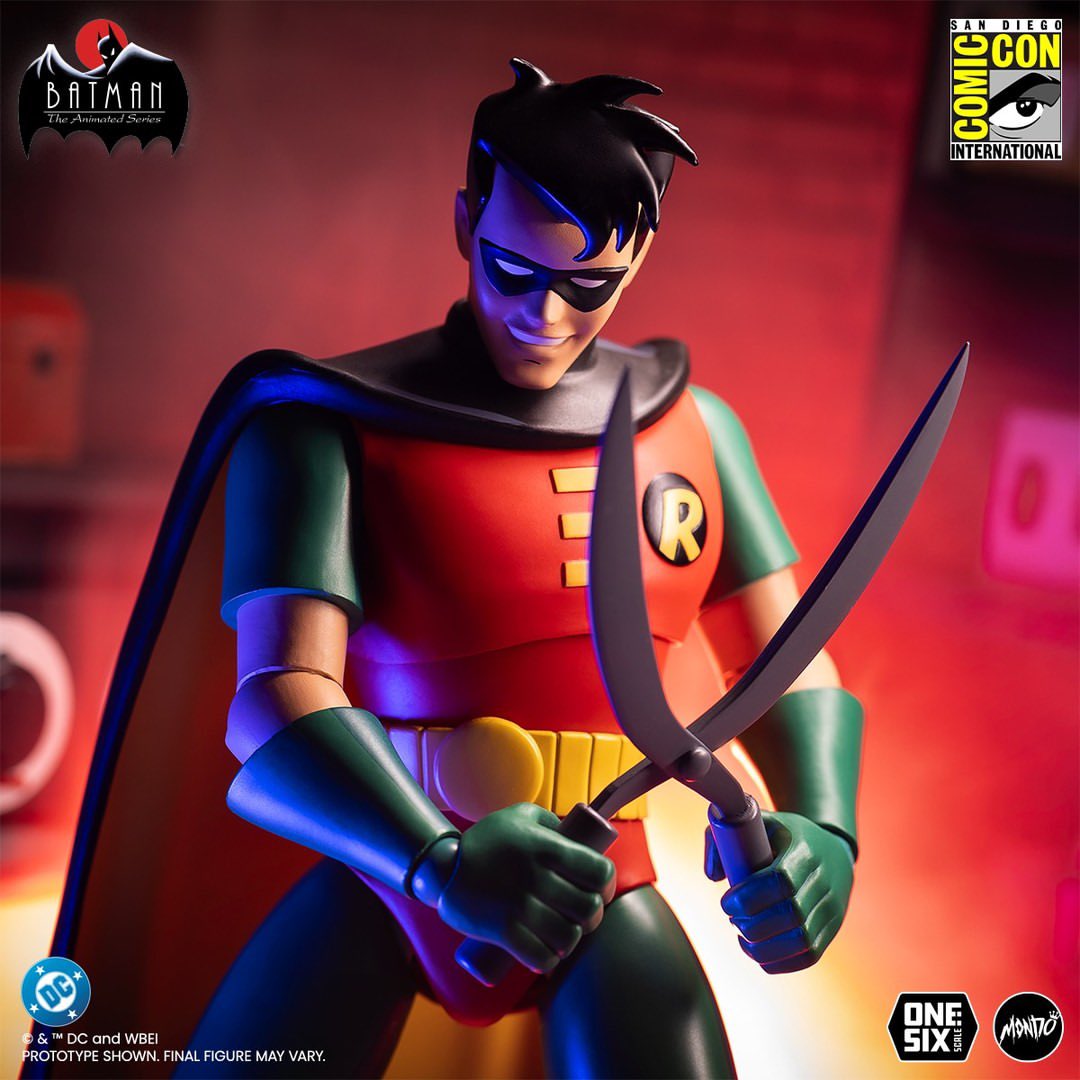 InPursuitofToys's tweet image. Mondo SDCC 2025 Batman TAS ROBIN 1/6 scale figure. Look for more details on this one soon!

#mondo #robin #batmantheanimatedseries #btas #batman #dccomics #sdcc #sdcc2025 #actionfigures #toynews #toycollector #toycommunity #inpursuitoftoys
