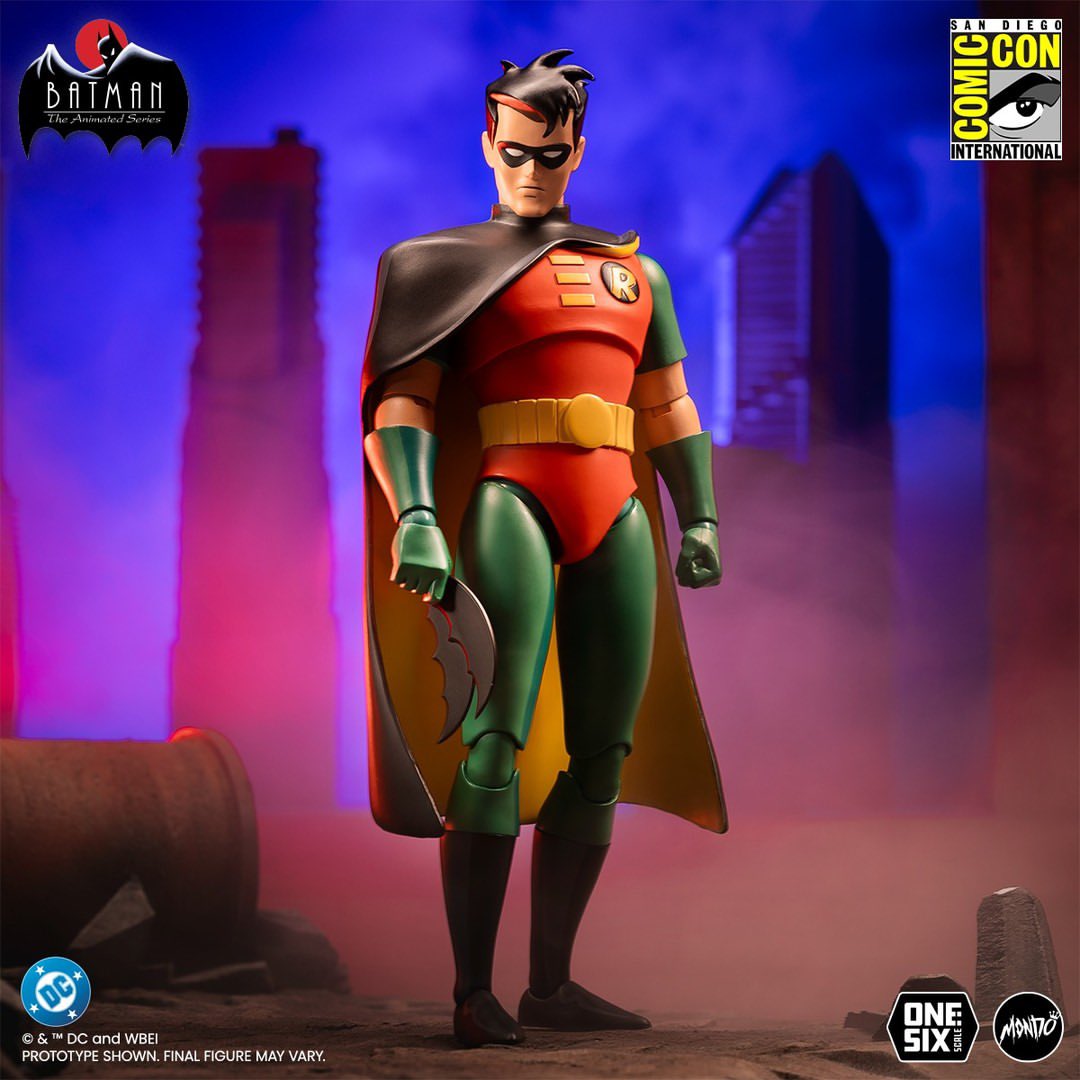 InPursuitofToys's tweet image. Mondo SDCC 2025 Batman TAS ROBIN 1/6 scale figure. Look for more details on this one soon!

#mondo #robin #batmantheanimatedseries #btas #batman #dccomics #sdcc #sdcc2025 #actionfigures #toynews #toycollector #toycommunity #inpursuitoftoys