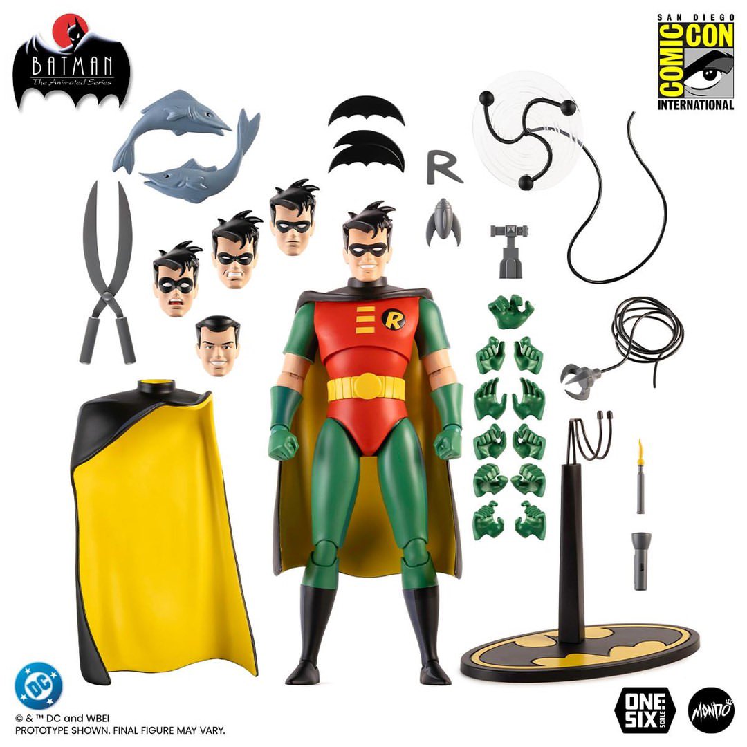 InPursuitofToys's tweet image. Mondo SDCC 2025 Batman TAS ROBIN 1/6 scale figure. Look for more details on this one soon!

#mondo #robin #batmantheanimatedseries #btas #batman #dccomics #sdcc #sdcc2025 #actionfigures #toynews #toycollector #toycommunity #inpursuitoftoys