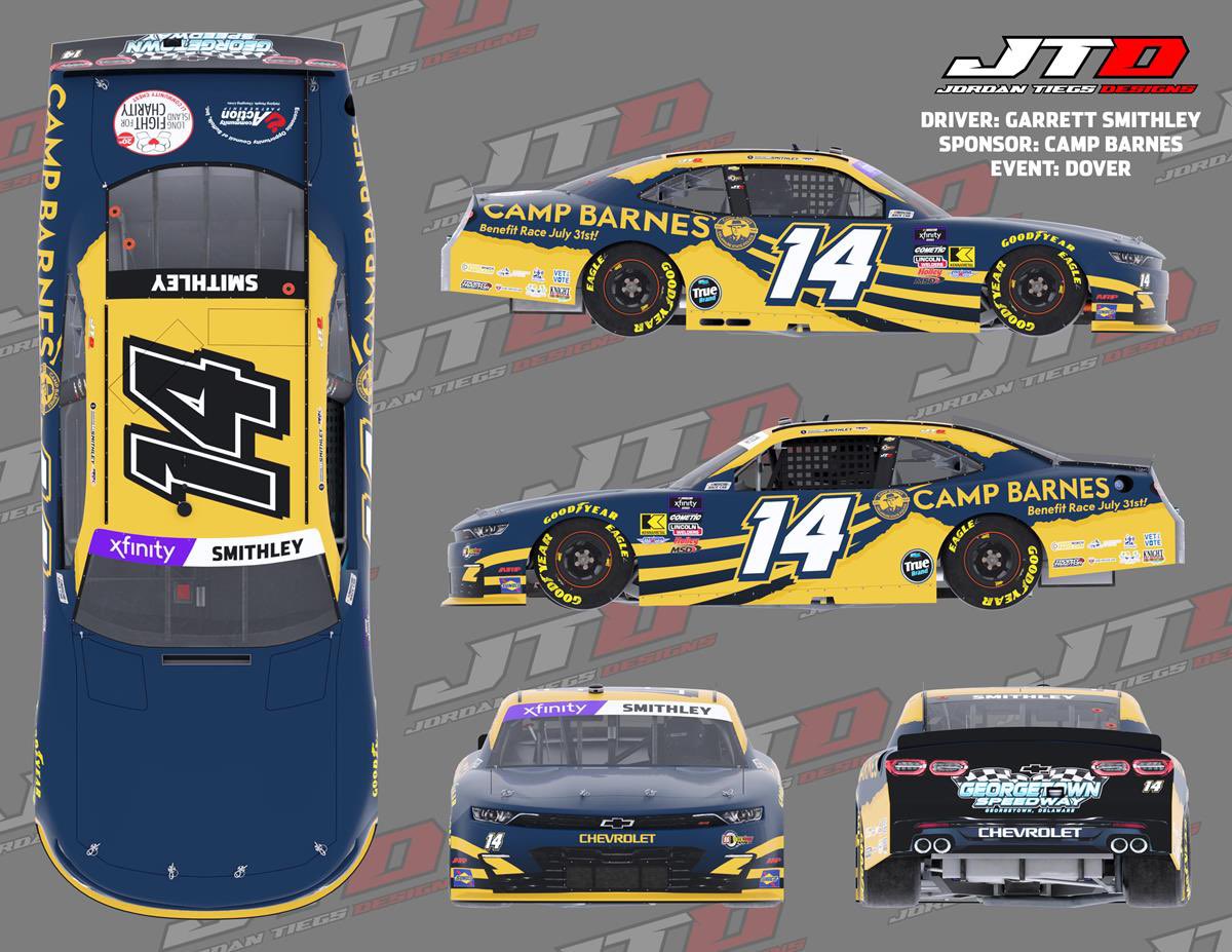 Delaware dirt racing is heading to the national stage with a meaningful message. 

Georgetown Speedway and Camp Barnes are proud to announce a partnership with BRK Racing and NASCAR Xfinity Series driver Garrett Smithley. 

thegeorgetownspeedway.com/press/article/…