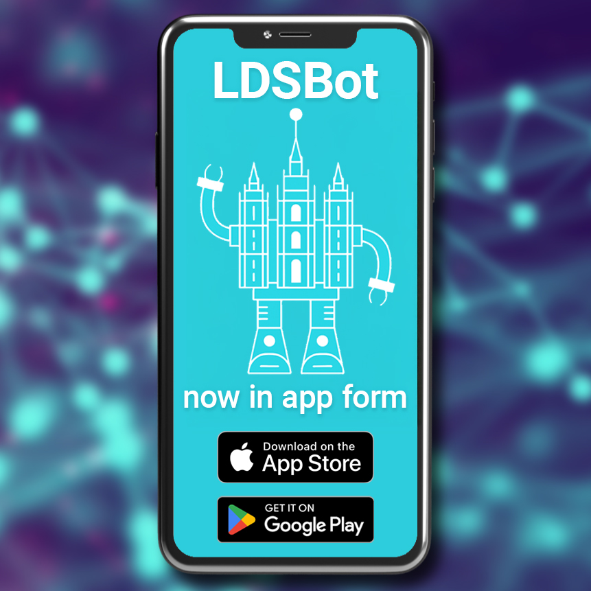 themormonr's tweet image. 🚨 LDSBot now has a mobile app 🚨
Get it now:
iOS 👉 apps.apple.com/us/app/ldsbot/…
Android 👉 play.google.com/store/apps/det…