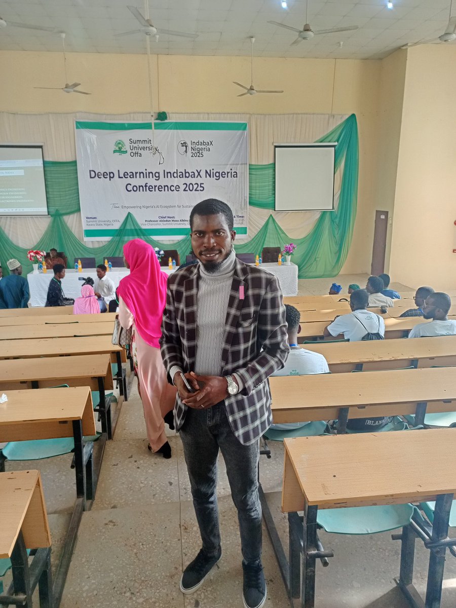 AjibolaOlaide10's tweet image. Just attended #IndabaXNigeria2025 at Summit University, Offa!
Inspiring sessions on AI &amp;amp; its role in Nigeria&apos;s development
Big thanks to the V.C of @SummitUniOffa Prof. @maibinu for championing tech &amp;amp; research.
The future is AI-driven!
#AIforDevelopment #TechInnovation #IndabaX