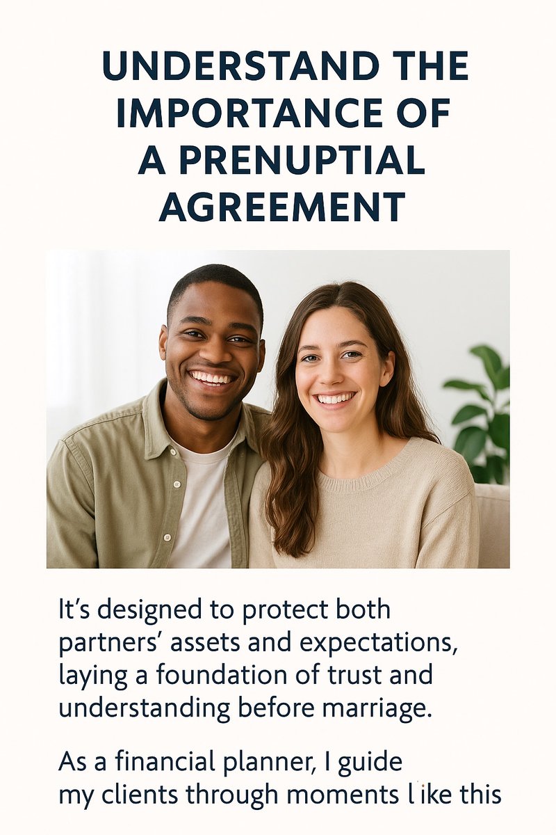 IOluwagbemislf's tweet photo. Marriage is an emotional decision, but it also comes with legal and financial consequences. A prenup helps both people feel secure about the “what ifs” that no one ever hopes to face.

Question:
Would you rather talk through things now or risk misunderstandings later?

Let’s talk https://t.co/hy1nxInl4M