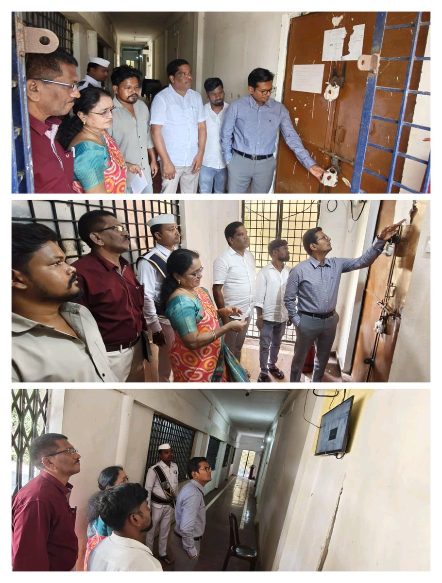 ASR District Collector A.S. Dinesh Kumar inspected the EVM warehouse at Govt. Degree College, Paderu. He reviewed security seals, arrangements, and signed the supervision register. He instructed police guards to stay alert and issued key directions to officials.
#EVMInspection