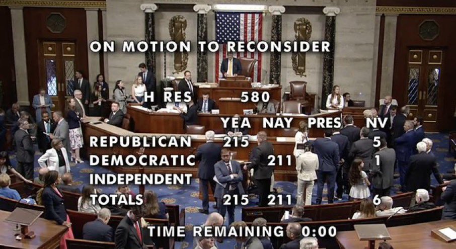 BREAKING: 🇺🇸 US House PASSES vote on the motion to advance the GENIUS and CLARITY Acts.