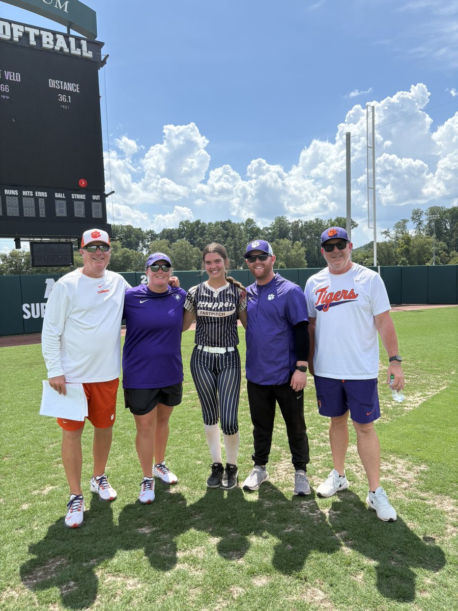 thank you <a href="/clemsonsoftball/">Clemson Softball 🥎</a> for this amazing camp! learned so much and was blessed to see what you’ve done for this program!! <a href="/rittmanjohn/">John Rittman</a> <a href="/Coach_Wigs/">Ryan Wieligman</a>