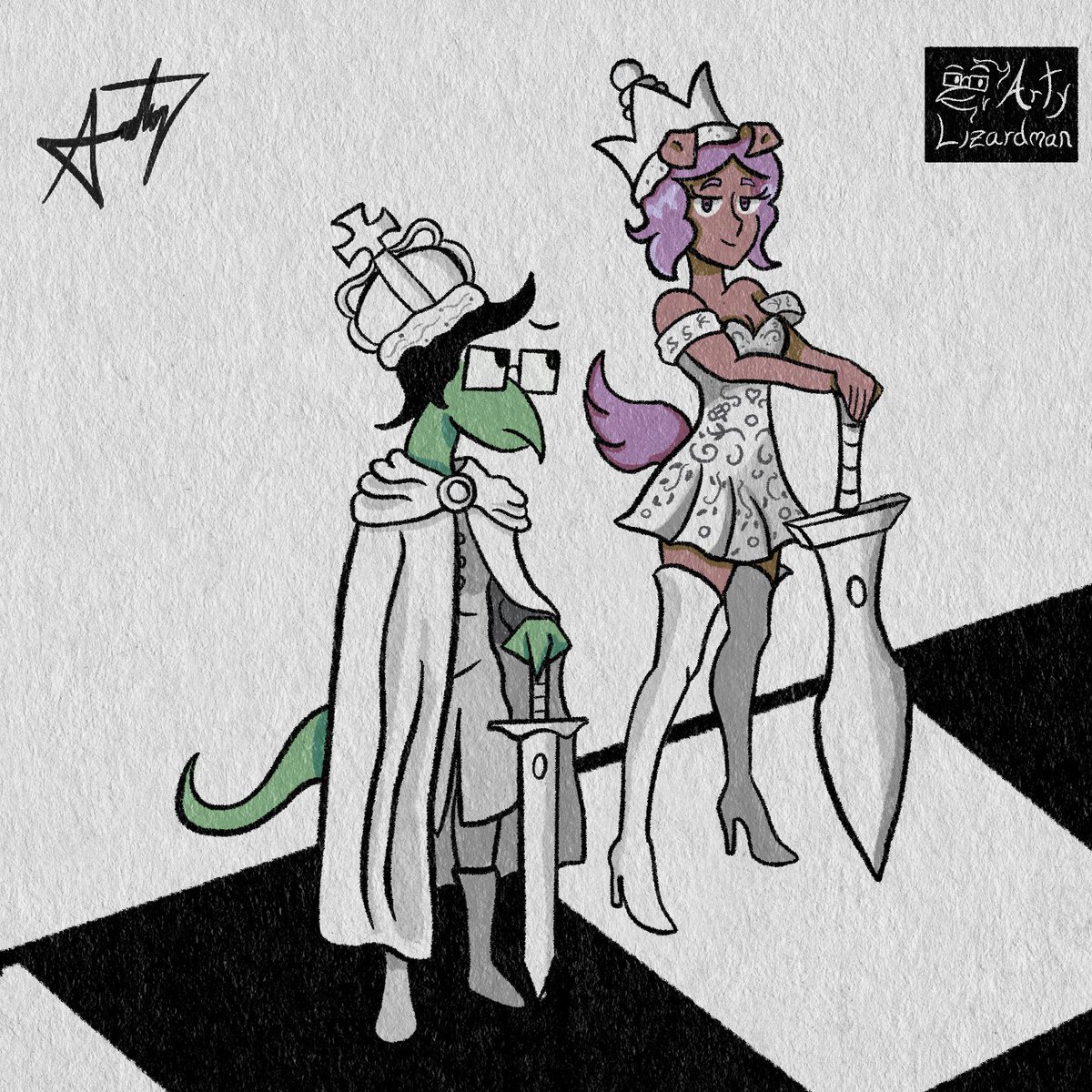 Arty_Lizardman's tweet image. Rediscovered my love for Chess recently.
Been busy tanking my ELO like a gambler tanks his savings.
New Subreality chapter tomorrow tho.