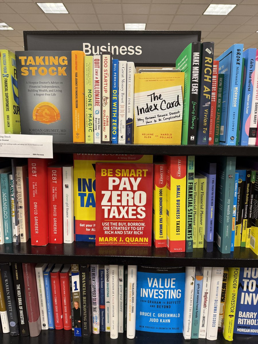 Mark Quann (@markjquann) on Twitter photo 🚨 LIMITED TIME DISCOUNT! 🚨
Barnes & Noble and Books-A-Million are now stocking Be Smart Pay Zero Taxes.
And… Amazon has it 33% off for a limited time!
👉 a.co/d/bVeWten
#BeSmartPayZeroTaxes #ThePerfectPortfolio 🚨 LIMITED TIME DISCOUNT! 🚨
Barnes & Noble and Books-A-Million are now stocking Be Smart Pay Zero Taxes.
And… Amazon has it 33% off for a limited time!
👉 a.co/d/bVeWten
#BeSmartPayZeroTaxes #ThePerfectPortfolio