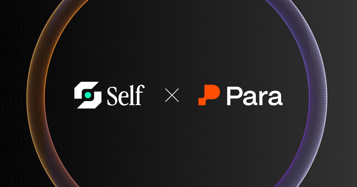 Self Protocol (@selfprotocol) on Twitter photo gSelf, <a href="/get_para/">Para ✴️</a> 👋
Para is a comprehensive wallet & authentication suite enabling fast, familiar access to crypto apps. Together w/ Self’s zk-powered, privacy-first identity solutions, Para & Self unlock a diverse array of use cases
🤔 What's possible w/ Para x Self? ↓ gSelf, <a href="/get_para/">Para ✴️</a> 👋
Para is a comprehensive wallet & authentication suite enabling fast, familiar access to crypto apps. Together w/ Self’s zk-powered, privacy-first identity solutions, Para & Self unlock a diverse array of use cases
🤔 What's possible w/ Para x Self? ↓
