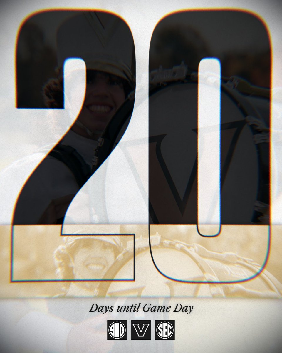 Vanderbilt Marching & Athletic Bands (@vandybands) on Twitter photo THE @VANDYFOOTBALL SEASON IS LESS THAN 3 WEEKS AWAY!?!?! ⚓️⬇️⚓️⬇️⚓️⬇️
#AnchorDown #SOGILTB
<a href="/vucommodores/">Vanderbilt Athletics</a> <a href="/VanderbiltU/">Vanderbilt University</a> THE @VANDYFOOTBALL SEASON IS LESS THAN 3 WEEKS AWAY!?!?! ⚓️⬇️⚓️⬇️⚓️⬇️
#AnchorDown #SOGILTB
<a href="/vucommodores/">Vanderbilt Athletics</a> <a href="/VanderbiltU/">Vanderbilt University</a>