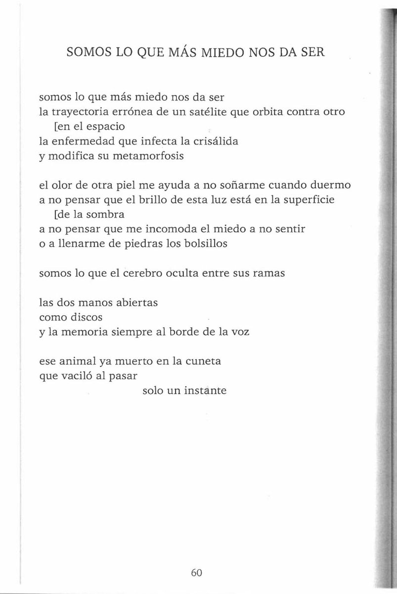 El bello poema de hoy es de <a href="/JuanFRivero_/">Juan F. Rivero</a> tomado de la antología “Piel fina” (2019) editada por Juan Domingo Aguilar <a href="/Rosaberbel_/">Rosa Berbel</a> y Mario Vega para <a href="/Edmaremagnum/">Ediciones Maremágnum</a> #unpoemaaldía
