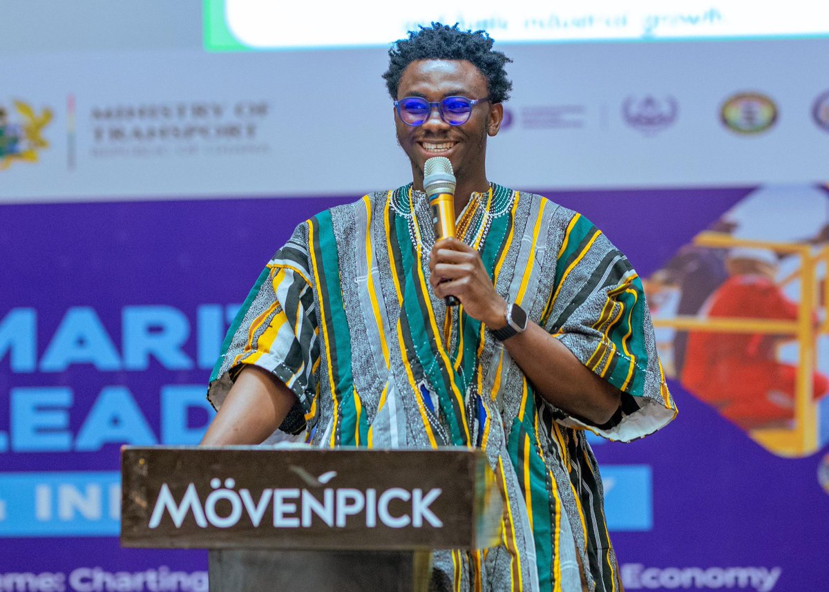 ewuraadamskarim's tweet image. Had the honor of being the moderator for the maiden Maritime Leadership and Innovation Day conference held at the Mövenpick Ambassador Hotel in Accra.
The conference was hosted by Joyce Bawah Mogtari, Esq., @joyce_bawah Senior Presidential Advisor and Presidential Aide to…