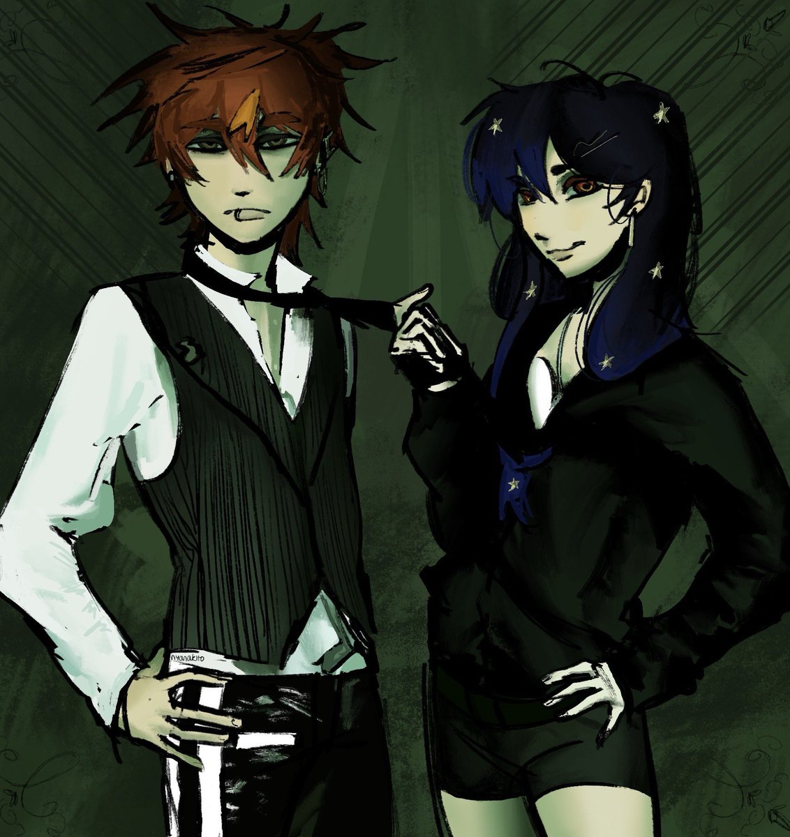 nyannakito's tweet image. ashbury heights #akian #彰杏 #prsk_FA