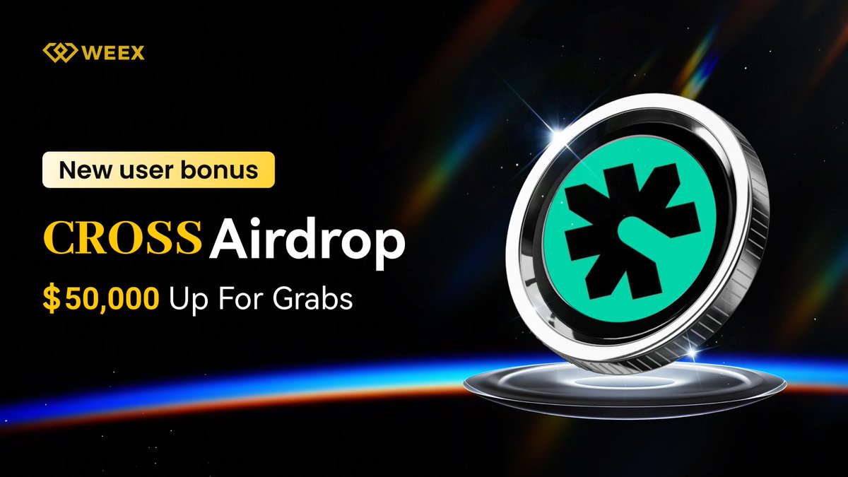 majesticahmadu's tweet image. 🚨 Get in on the $CROSS @cross_protocol action!
New users stand a chance to snag up to $50,000 USDT in our latest Trading Campaign 🤑
📅Event ends Jul 23, 2025 (UTC+8)  
📝 Sign up now: bit.ly/3EIrEiq  
#CryptoAirdrop #CROSSProtocol #FreeCrypto #TradingCampaign