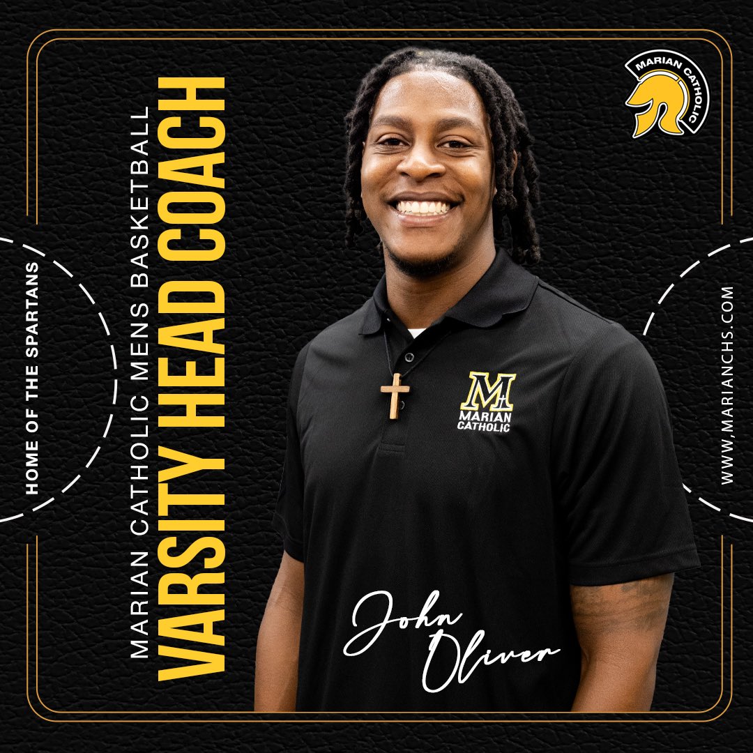 Marian Catholic Athletics (@athletics_mchs) on Twitter photo BIG news on the court — welcome back Head Coach John Oliver ‘14! 🏀 A true Spartan coming home to lead the charge. Let’s get to work! 💪 <a href="/MCHS_MBball/">Marian Catholic Spartans Mens Basketball</a> #SpartanPride #HomegrownLeadership #FightOn BIG news on the court — welcome back Head Coach John Oliver ‘14! 🏀 A true Spartan coming home to lead the charge. Let’s get to work! 💪 <a href="/MCHS_MBball/">Marian Catholic Spartans Mens Basketball</a> #SpartanPride #HomegrownLeadership #FightOn