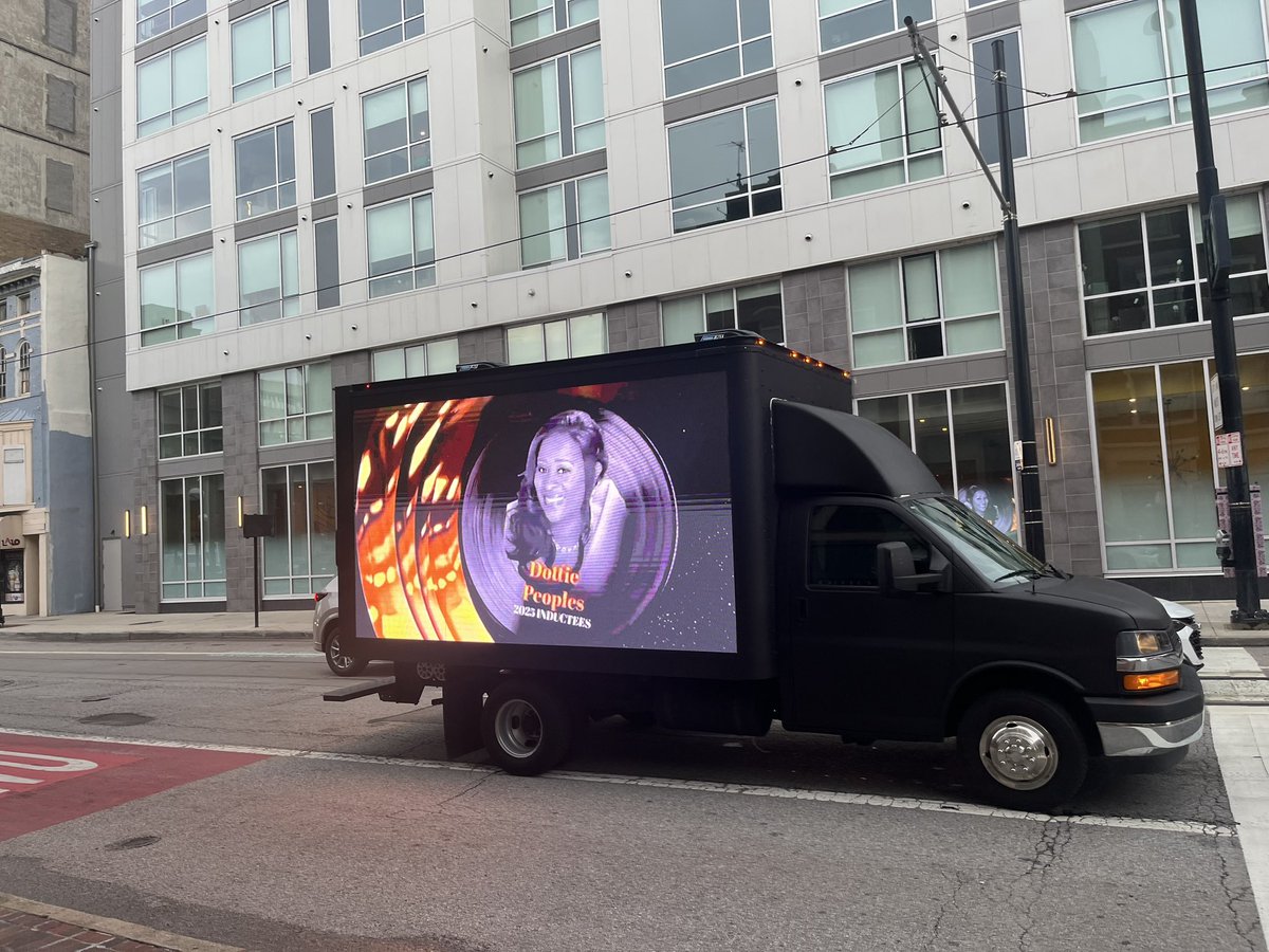 Walking around downtown last night and saw this truck for the Black Music Walk of Fame! <a href="/aliciareece/">alicia reece</a>