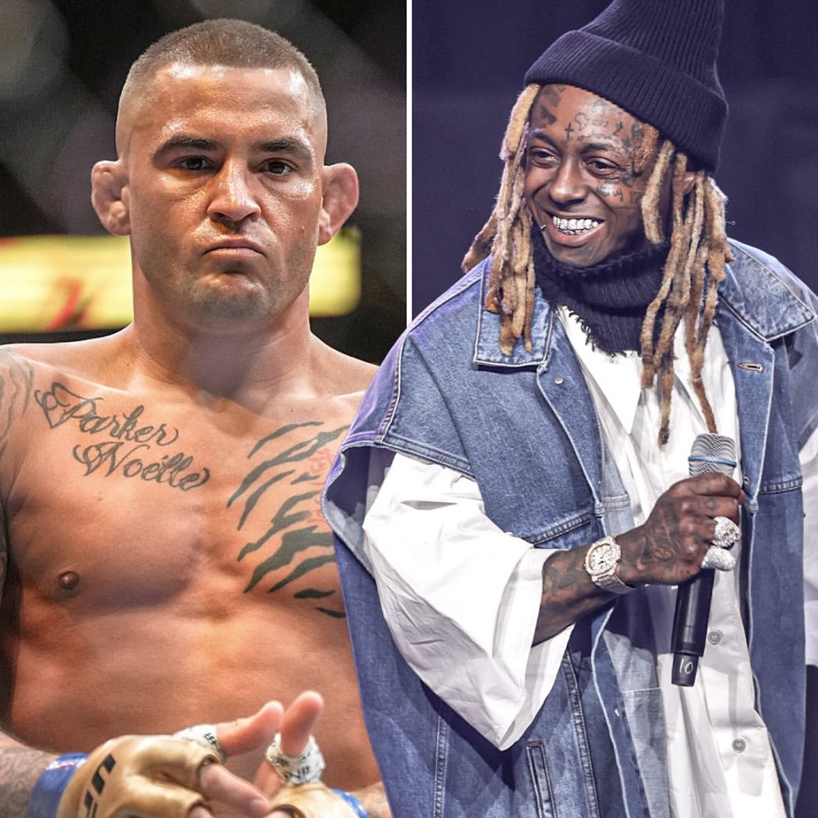 mma_orbit's tweet photo. 🚨| Dustin Poirier has confirmed that Lil Wayne will walk him out for his retirement fight against Max Holloway at #UFC318. 🎤🔥

He also revealed that the legendary James Brown’s “The Boss” will also feature in the walkout. 😍 https://t.co/xX64cuUGFI