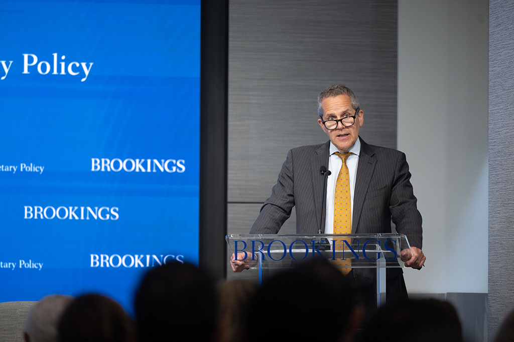 federalreserve's tweet image. On July 16, 2025, Governor Barr delivered a speech on financial regulation @BrookingsInst: federalreserve.gov/newsevents/spe…