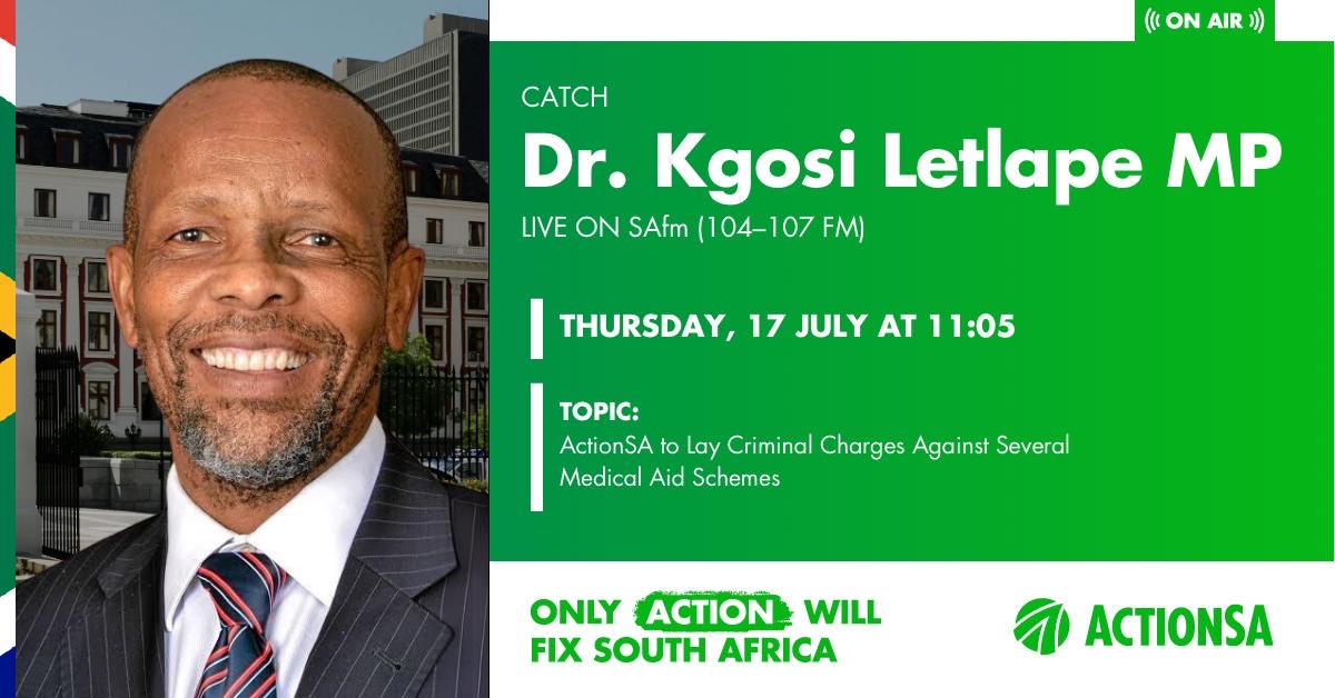 Catch ⁦<a href="/DrKgosiLetlape/">Dr Kgosi Letlape MP</a>⁩ live on ⁦<a href="/SAfmRadio/">SAfmRadio 📻</a>⁩ tomorrow morning at 11:05.