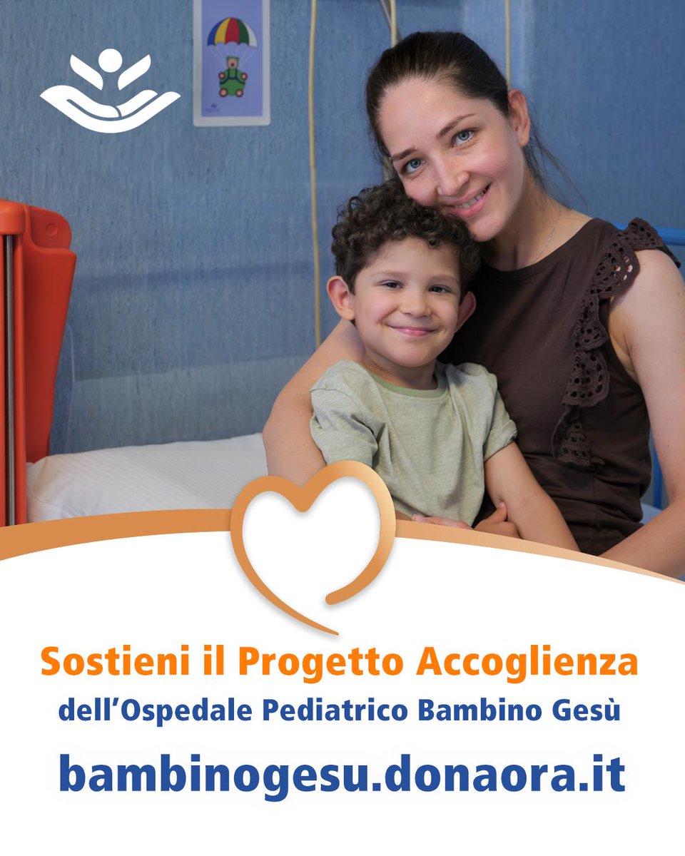 Rai per la Sostenibilità - ESG (@raisostenibile) on Twitter photo 🟠Progetto Accoglienza della Fondazione Bambino Gesù.
Un programma di sostegno che offre a migliaia di famiglie il soccorso necessario per la permanenza vicino ai piccoli pazienti ricoverati.
#RaccoltaFondi #NumeroSolidale 45585
#vitecheaiutanolavita <a href="/bambinogesu/">Bambino Gesù</a> 🟠Progetto Accoglienza della Fondazione Bambino Gesù.
Un programma di sostegno che offre a migliaia di famiglie il soccorso necessario per la permanenza vicino ai piccoli pazienti ricoverati.
#RaccoltaFondi #NumeroSolidale 45585
#vitecheaiutanolavita <a href="/bambinogesu/">Bambino Gesù</a>