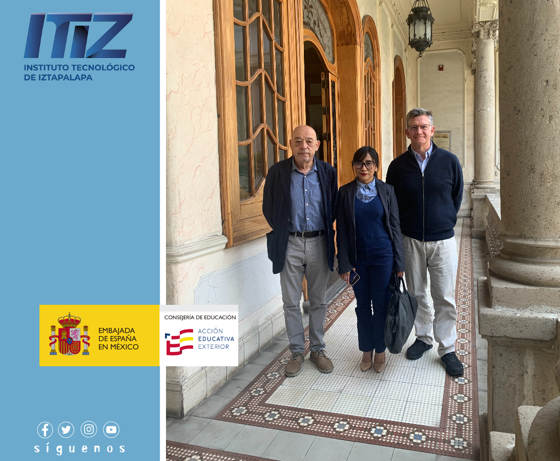 consejeriaedumx's tweet image. 👋El Consejero de Educación, Juan Vicente Pérez, ha recibido hoy a Blanca Olivia Ixmatlahua Rivera de @TecNM_MX para coordinar una posible colaboración con el instituto académico.

 En la📷los acompaña, el Scrio Gral de la Consejería, Joan Pau Sayrol.
#EstudiaEnEspaña #ViveEspaña