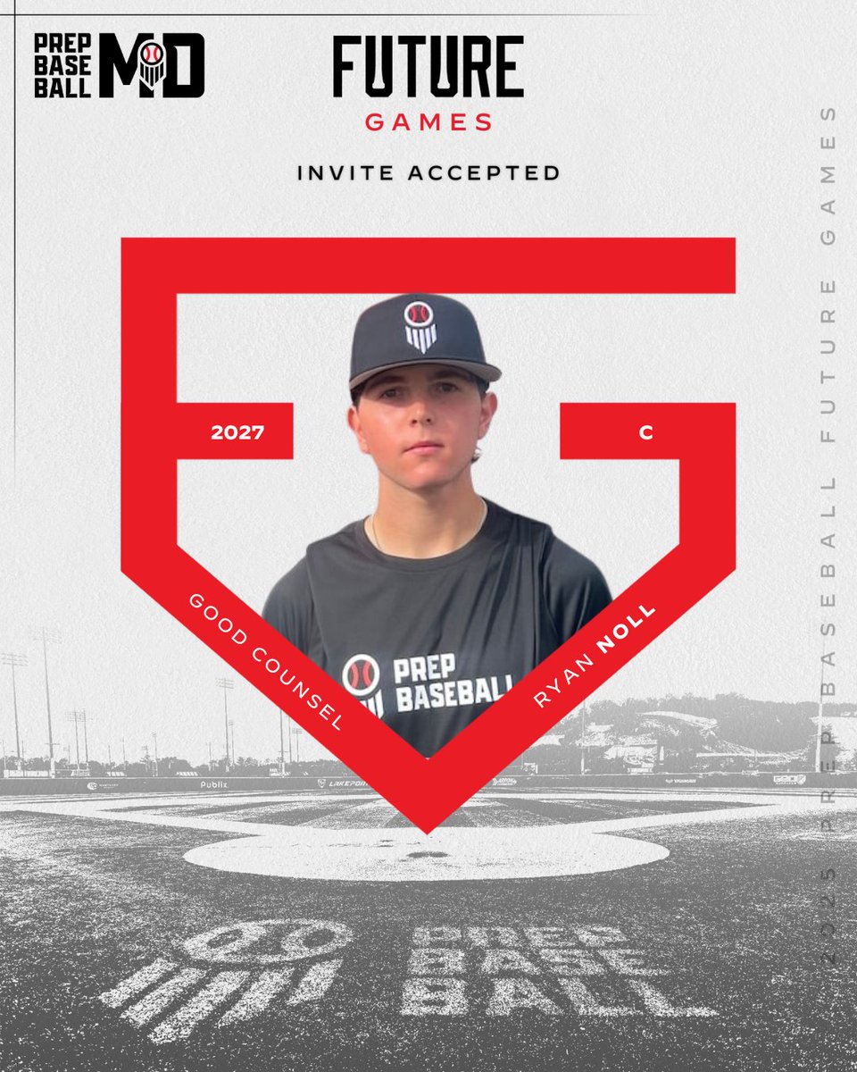 PrepBaseballMD's tweet photo. 𝗙𝘂𝘁𝘂𝗿𝗲 𝗚𝗮𝗺𝗲𝘀: 𝗧𝗲𝗮𝗺 𝗠𝗮𝗿𝘆𝗹𝗮𝗻𝗱 🦀
— 𝙄𝙣𝙫𝙞𝙩𝙚 𝘼𝙘𝙘𝙚𝙥𝙩𝙚𝙙 —

Germantown, MD ✈️ Atlanta, GA

+ ‘27 Ryan Noll (@OLGCHSBaseball) is 𝐋𝐎𝐂𝐊𝐄𝐃 𝐈𝐍 🔒 for #PBFG25 at @LakePointSports

↳ https://t.co/odKxCtp4TQ

@prepbaseball || @RyanNoll2027 https://t.co/iV5K7ltuEs