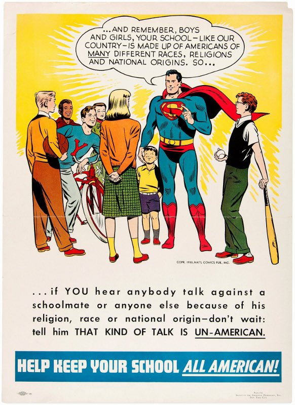 DisCounselor's tweet photo. @ErichReimer @JamesGunn Yeah Superman was never woke… https://t.co/qPZQjYaVPC