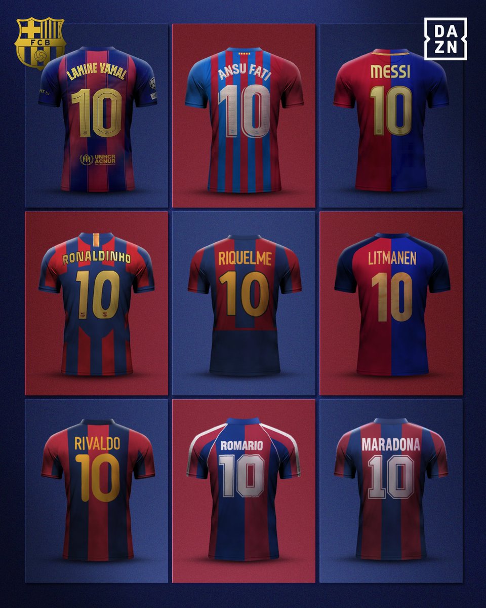 De Maradona, Romario, Ronaldinho o Messi... A Lamine ✨ Yamal recoge un legado histórico ✨

El '10' del Barça ya es suyo 💥