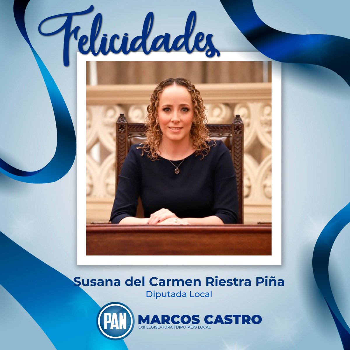 Marcos Castro (@marcoscastro40) on Twitter photo Muchas felicidades querida <a href="/susanariestra/">Susana Riestra</a> pasa un día lleno de alegrías en compañía de tus seres queridos, te mando un fuerte abrazo. ¡Feliz cumpleaños! 🎂 Muchas felicidades querida <a href="/susanariestra/">Susana Riestra</a> pasa un día lleno de alegrías en compañía de tus seres queridos, te mando un fuerte abrazo. ¡Feliz cumpleaños! 🎂