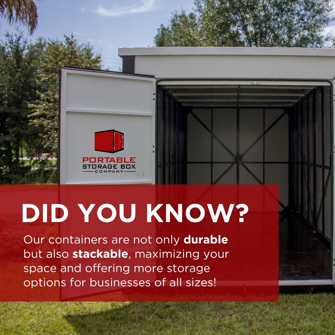 portablebox's tweet image. Make the most of your space with our stackable, heavy-duty storage containers—built for efficiency and scalability.
Learn more: portablestoragebox.com

#SelfStorage #PortableStorage #StorageOptions #Move #Relocate #CustomStorage #PortableStorageBoxCompany