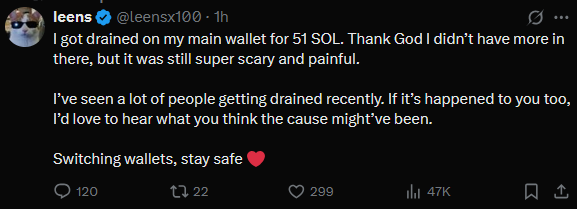 _TrendingCrypto's tweet photo. Nova, "drained", Axiom and many other SOL memecoins trading platforms are trending on CT amid major wallet drain allegations shaking Solana trading bot circles.

Users are reporting getting drained for hundreds of SOL while using @TradeonNova to the tune of over 16k SOL (~$3m) cumulatively. Screenshots show emptied wallets. And @orangie who is a prominent influencer of @TradeonNova has been publicly called out.

Meanwhile, Axiom, once seen as a safer alternative, is also catching strays—users claim losses from using trading bots, including one report of $220k drained, possibly from a scam bot. Others say their Axiom wallets were drained, though specifics remain unclear.

The drama has intensified comparisons between Axiom, Nova, BullX, and Photon, with many  questioning security across all Solana perp bots. Axiom still holds favor for its Y Combinator backing, speed, and transparency—but the trust crisis is spreading fast.

Follow @_TrendingCrypto and turn on notifications 🔔 for explanations of trends on CT as they unfold!