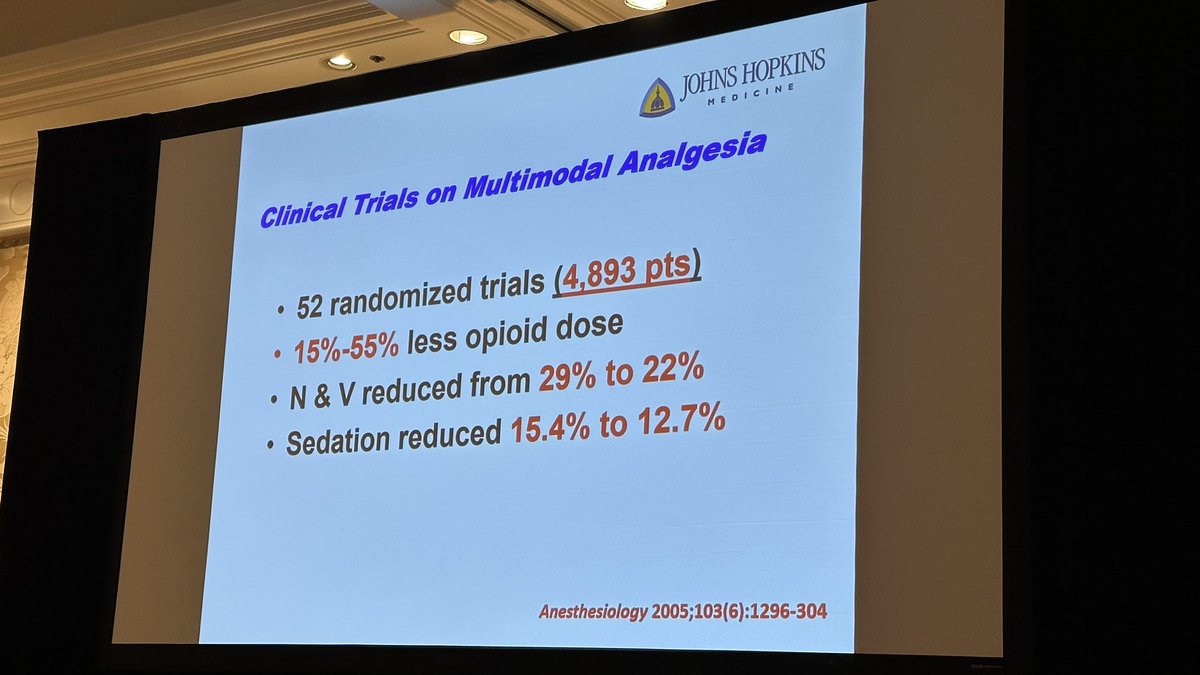 indigodoc's tweet image. Multimodal analgesia in trauma and ICU patients Dr Marie Hanna from @JohnsHopkins #csasummerconf25