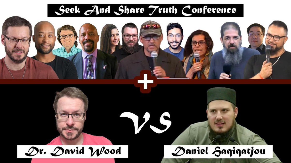 ElleISOElohim's tweet image. If YOU want to see @Haqiqatjou of @MuslimSkepticHQ DEBUNK @Acts17David by debating the Islamic Dilemma + which religion respects Jesus more, get your 𝗙𝗥𝗘𝗘 𝗧𝗜𝗖𝗞𝗘𝗧𝗦 𝗡𝗢𝗪 + share this so more Muslims can watch this historic event, too!
➡️🎟️ ticketleap.events/tickets/elle-i… 🎟️⬅️